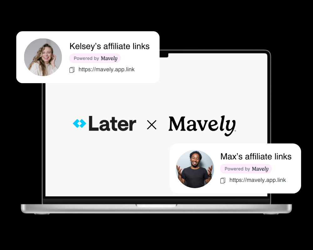 Monetize your Mavely affiliate links with Later's Link in Bio