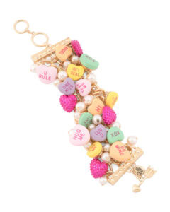 TJ Maxx — Betsey Johnson Sweetheart And Pearl Toggle Bracelet - Valentine's Day gift guide